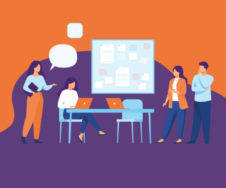 samenwerken aan project Werkgeluk Groei strategie HR-structuur groei Kapitein Personeel