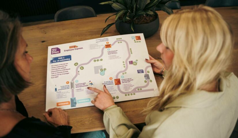 Nine Plus People boeien binden binnenhalen